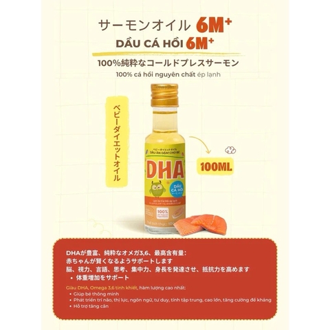 MAMMY - 6M+DẦU ĂN DẶM DHA