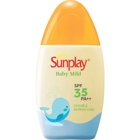 ROHTO - 6M+SỮA CHỐNG NẮNG SUNPLAY BABY MILD CHO BÉ DA NHẠY CẢM VÀ DA THƯỜNG