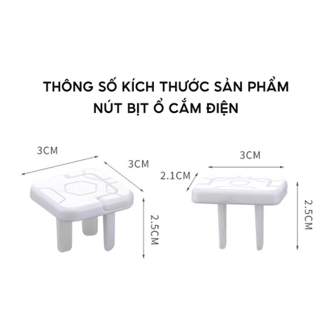 JOS - NÚT BỊT Ổ ĐIỆN CHỐNG GIẬT