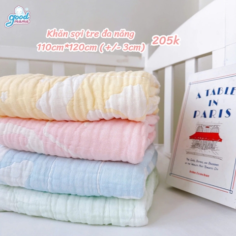 GOOD MAMA - KHĂN SỢI TRE 6 LỚP