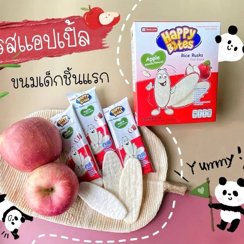 HAPPY BITES - 6M+BÁNH GẠO ĂN DẶM