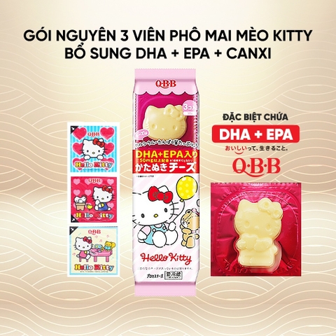 QBB - 18M+PHÔ MAI VIÊN HELLO KITTY