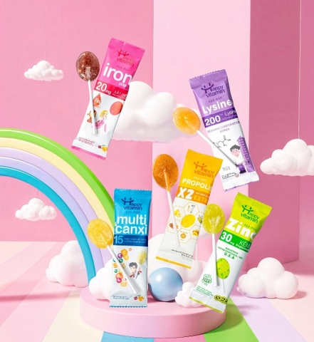 HAPPY - 1Y+KẸO MÚT BỔ SUNG VITAMIN
