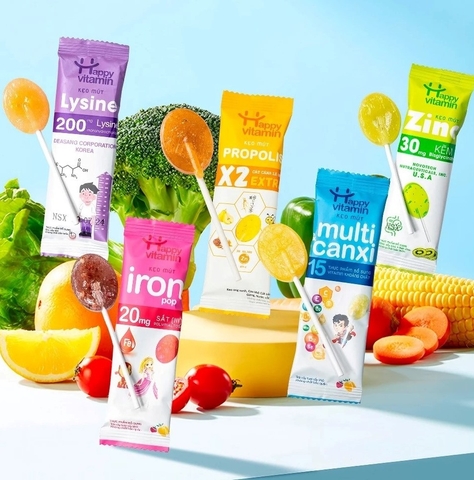 HAPPY - 1Y+KẸO MÚT BỔ SUNG VITAMIN