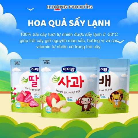 ILDONG - 1Y+TRÁI CÂY SẤY LẠNH