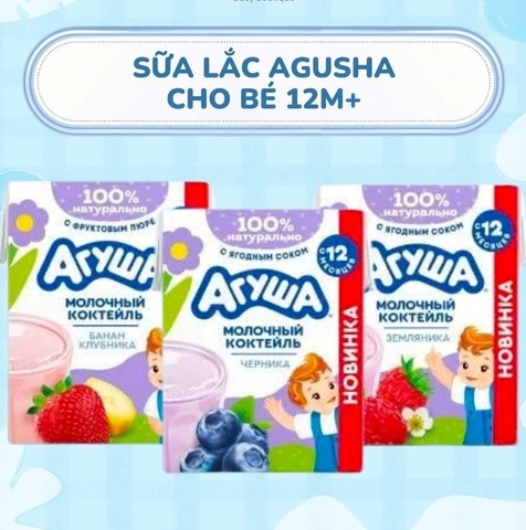 AGUSHA - 12M+SỮA LẮC HOA QUẢ