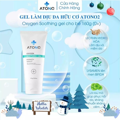 ATONO - GEL LÀM DỊU DA HỮU CƠ OXYGEN SOOTHING GEL