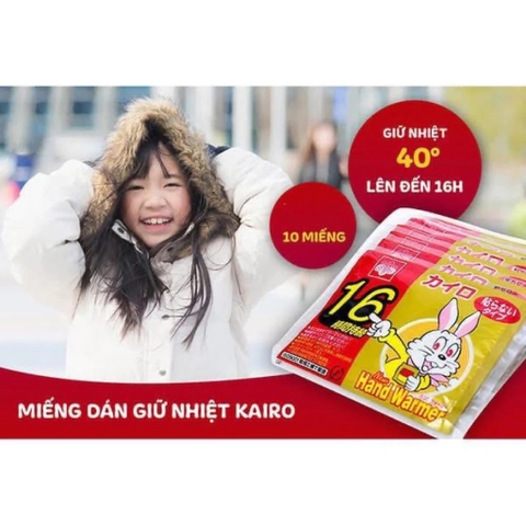KAIRO - 5Y+MIẾNG DÁN GIỮ NHIỆT 16 GIỜ