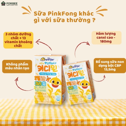 KIDDIEMEAL - 1Y+SỮA HẠT NGŨ CỐC PINKFONG