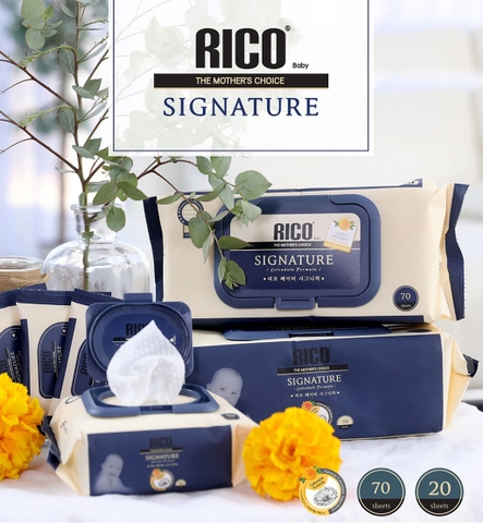 RICO - KHĂN ƯỚT BABY SIGNATURE