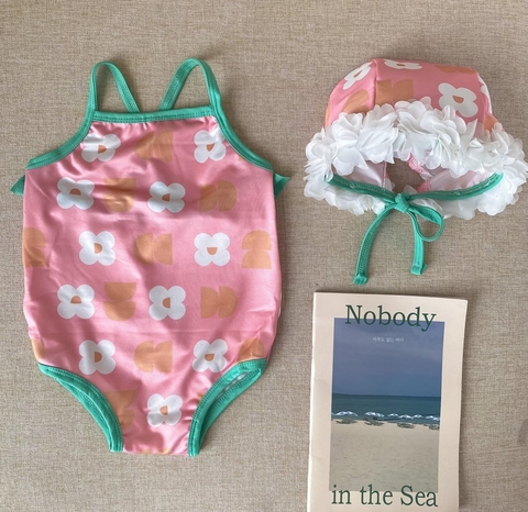 SD Bộ bơi liền thân kèm mũ(S73-100)