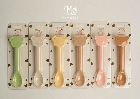 MUM BEBE - THÌA GẤU SILICONE