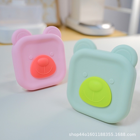 BOBY BOWL - HŨ TRỮ THỦY TINH GẤU NẮP SILICONE 160ML