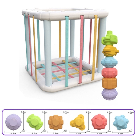 MONTESSORI - HỘP ĐAN DÂY