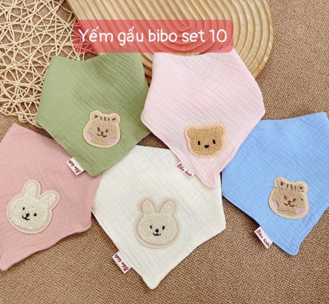 BIBO KIDS - YẾM TAM GIÁC GẤU THỎ