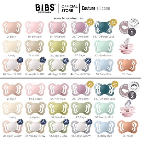 BIBS - TI GIẢ COUTURE SILICONE