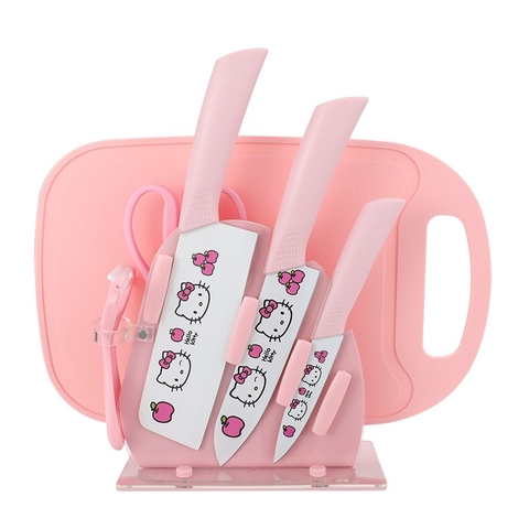 KK - BỘ DAO THỚT HELLO KITTY