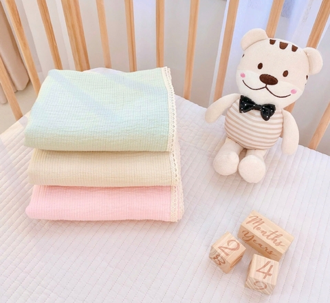 MONONA - CHĂN XÔ 3 LỚP ORAGANIC BO VIỀN