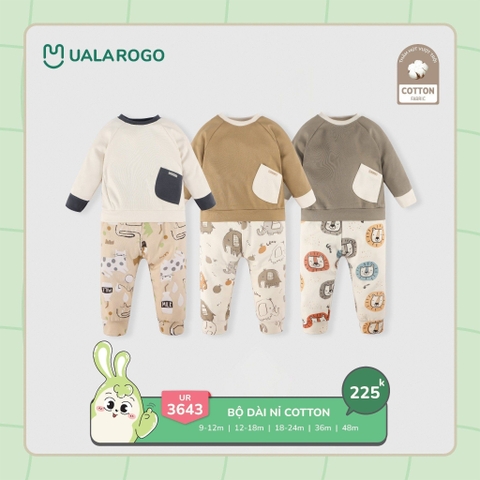 UALA ROGO - BỘ DÀI NỈ COTTON UR3643