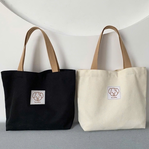 KK - TÚI XÁCH IN MẶT CÚN LOVE BLE