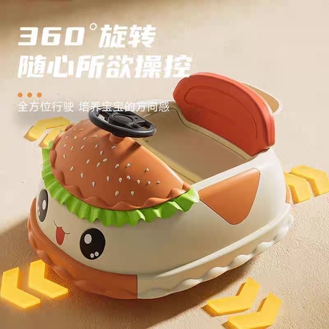 XLS - XE ĐIỆN ĐỤNG HAMBURGER XOAY 360 ĐỘ 158