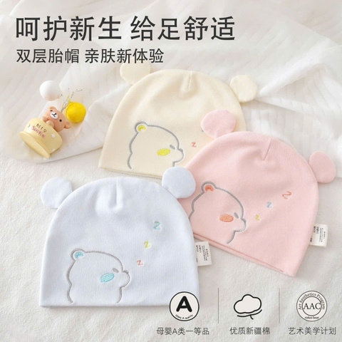 KK - MŨ COTTON GẤU ZZZ