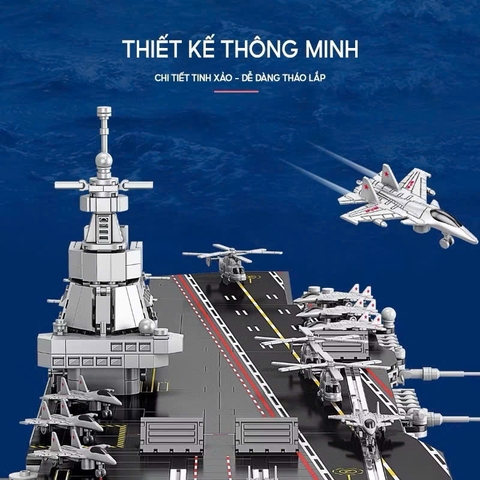 HT - LEGO TÀU CHIẾN 768PCS 8987