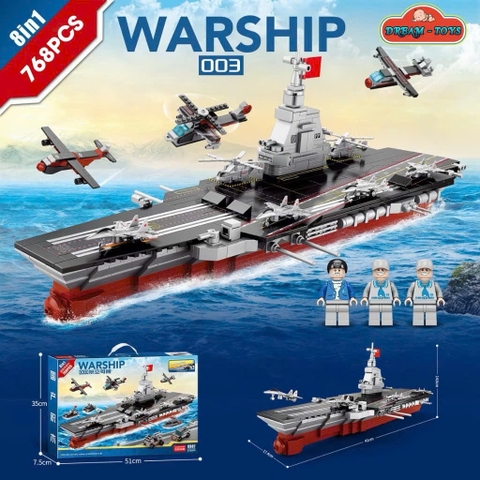 HT - LEGO TÀU CHIẾN 768PCS 8987