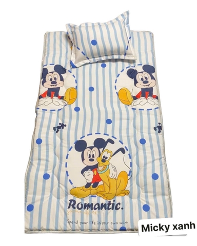 KK - SET NỆM TOPPER MUJJI KÈM GỐI