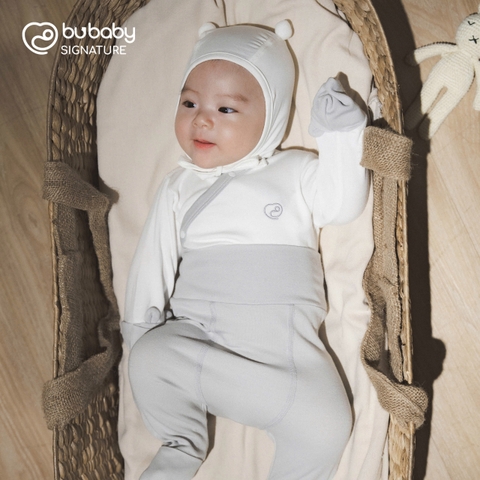BUBABY - BỘ DÀI TAY CÀI CHÉO BAMBUS