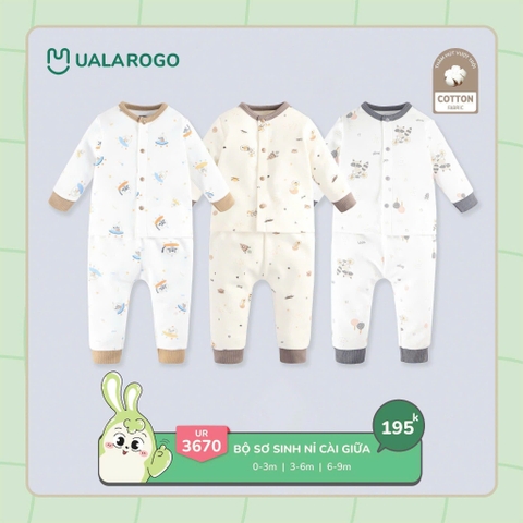 UALA ROGO - BỘ SƠ SINH CG NỈ UR3670