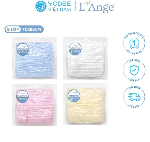 L'ANGE - KHĂN NHỎ VẢI BÔNG 9 LỚP 22x22