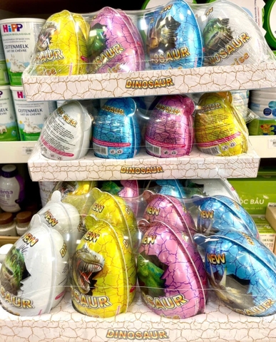 WOW SURPRISE - 2Y+KẸO TRỨNG SOCOLA KHỦNG LONG DINOSAUR