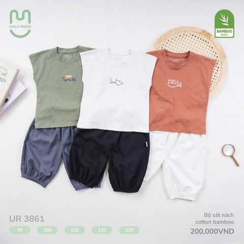 UALA ROGO - BỘ SÁT NÁCH COTTON BAMBOO UR3861