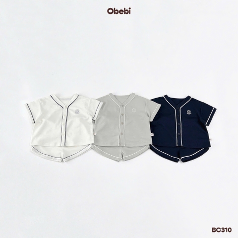OB - Bộ cộc cotton cài khuy(73-110)