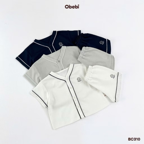 OB - Bộ cộc cotton cài khuy(73-110)