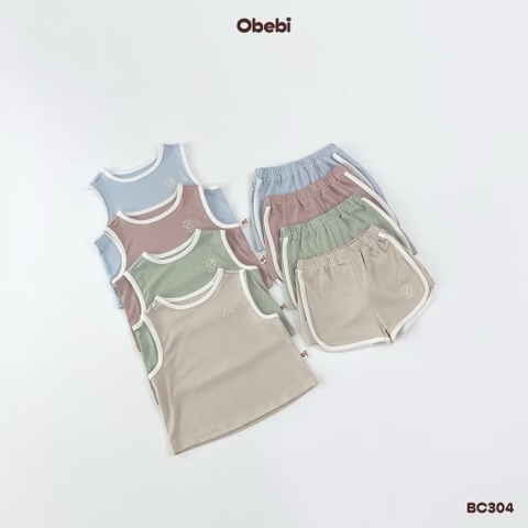 OBEBI - Bộ ba lỗ viền phối màu(66-110)