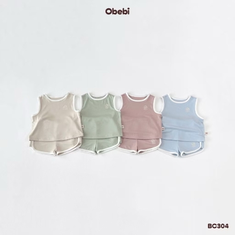 OBEBI - Bộ ba lỗ viền phối màu(66-110)