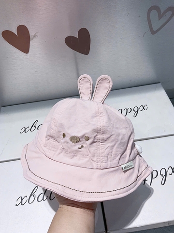 KB - Mũ vành mặt gấu tai thỏ(1-3Y)