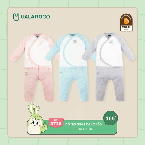 UALA ROGO - BỘ SƠ SINH CÀI CHÉO UR3716