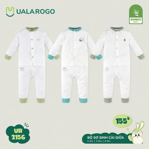 UALA ROGO - BỘ SƠ SINH CÀI GIỮA UR2156