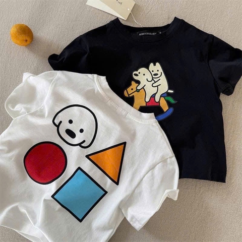 BK - Áo phông in hình cún(90-140)