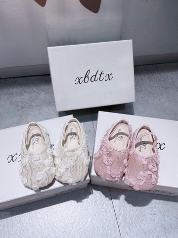KB - Giày búp bê ren hở quai (23-27)
