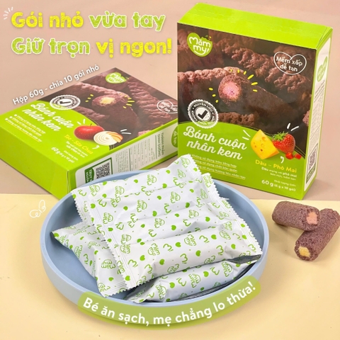 MAMMY - 7M+BÁNH CUỘN NHÂN KEM