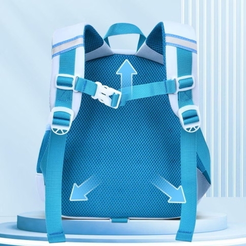 MC - Ba lô hộp in hình ô tô (28x23x13cm)