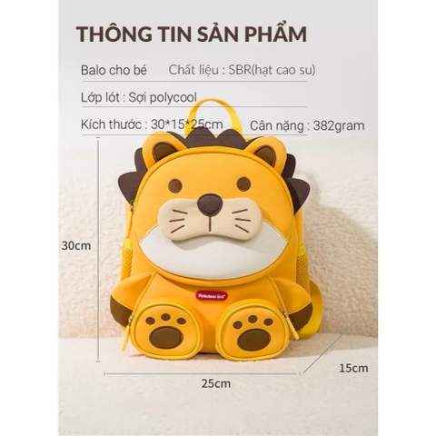 MC - Ba lô TOCHANG hình con vật ngộ nghĩnh