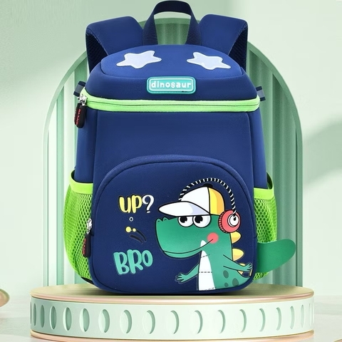 MC - Ba lô hộp BRO khủng long(28x23x13cm)