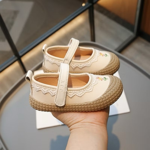 MC - Giày búp bê viền ren hoa(21-30)