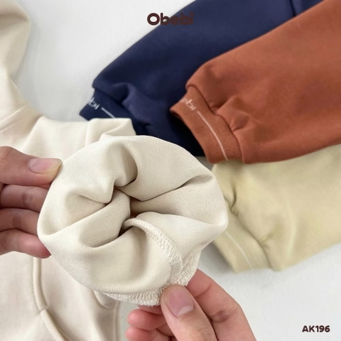 OBEI - Áo khoác bo dệt chữ OBEBI (73-120)