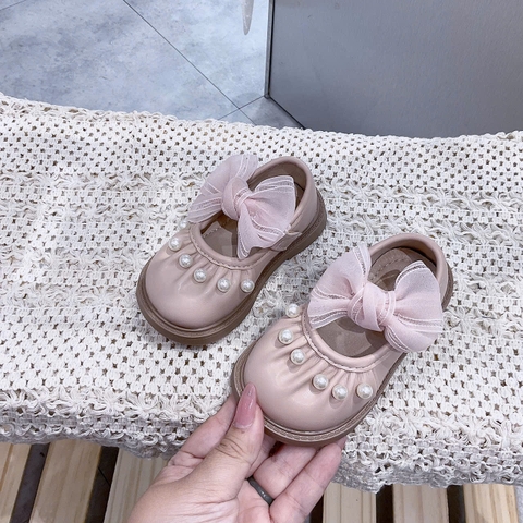 KB - Giày búp bê nơ ngọc (17-26)